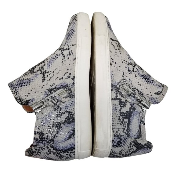 Kenneth Cole Shoes Womens Size 6.5 Gray Reptile Leather Lowe Gentle Souls Sneake - Picture 8 of 11